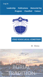Mobile Screenshot of catholiccemeteryconference.org